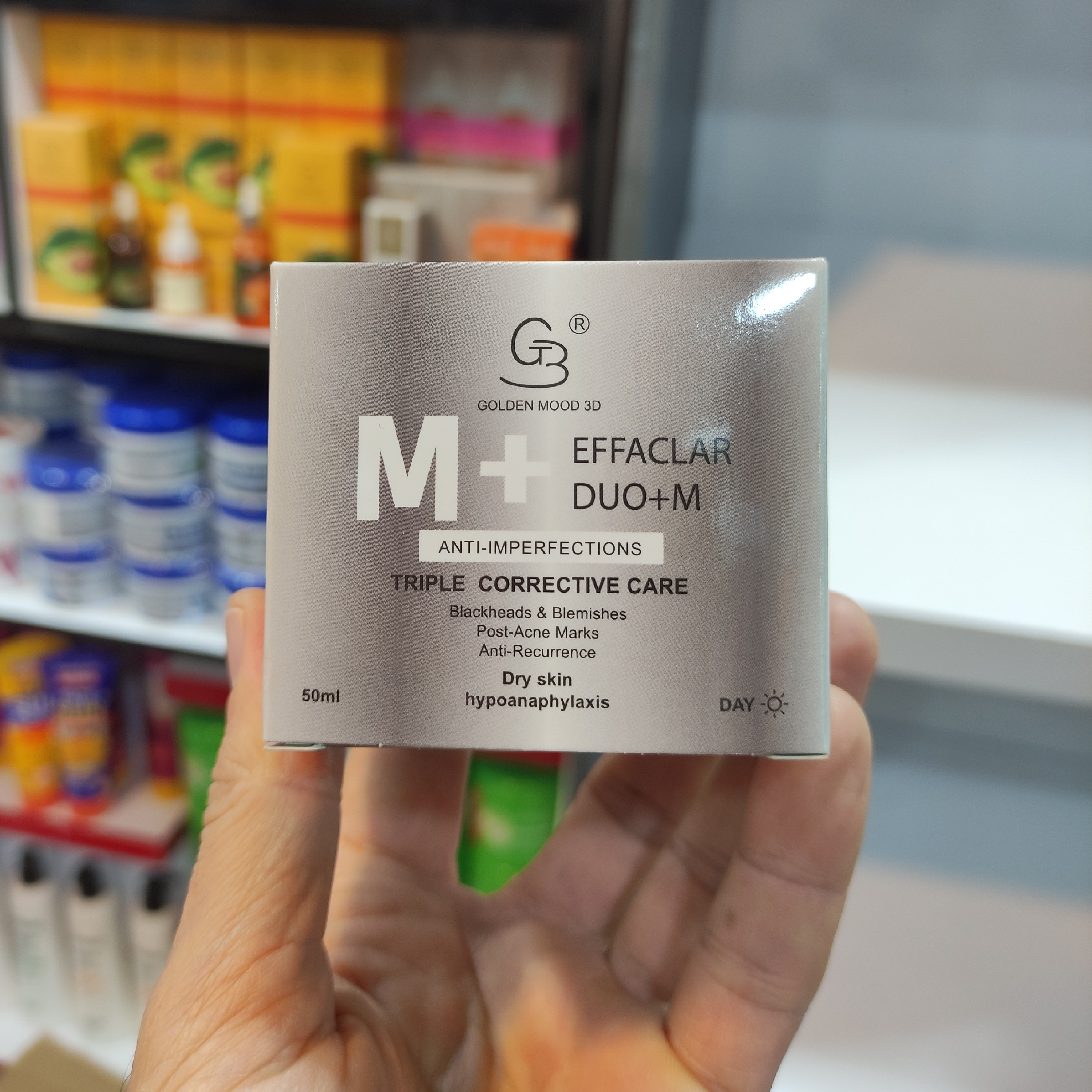 کرم ضد جوش و لک و جای جوش گلدن مود فرانسه مدل EFFACLAR DUO+M