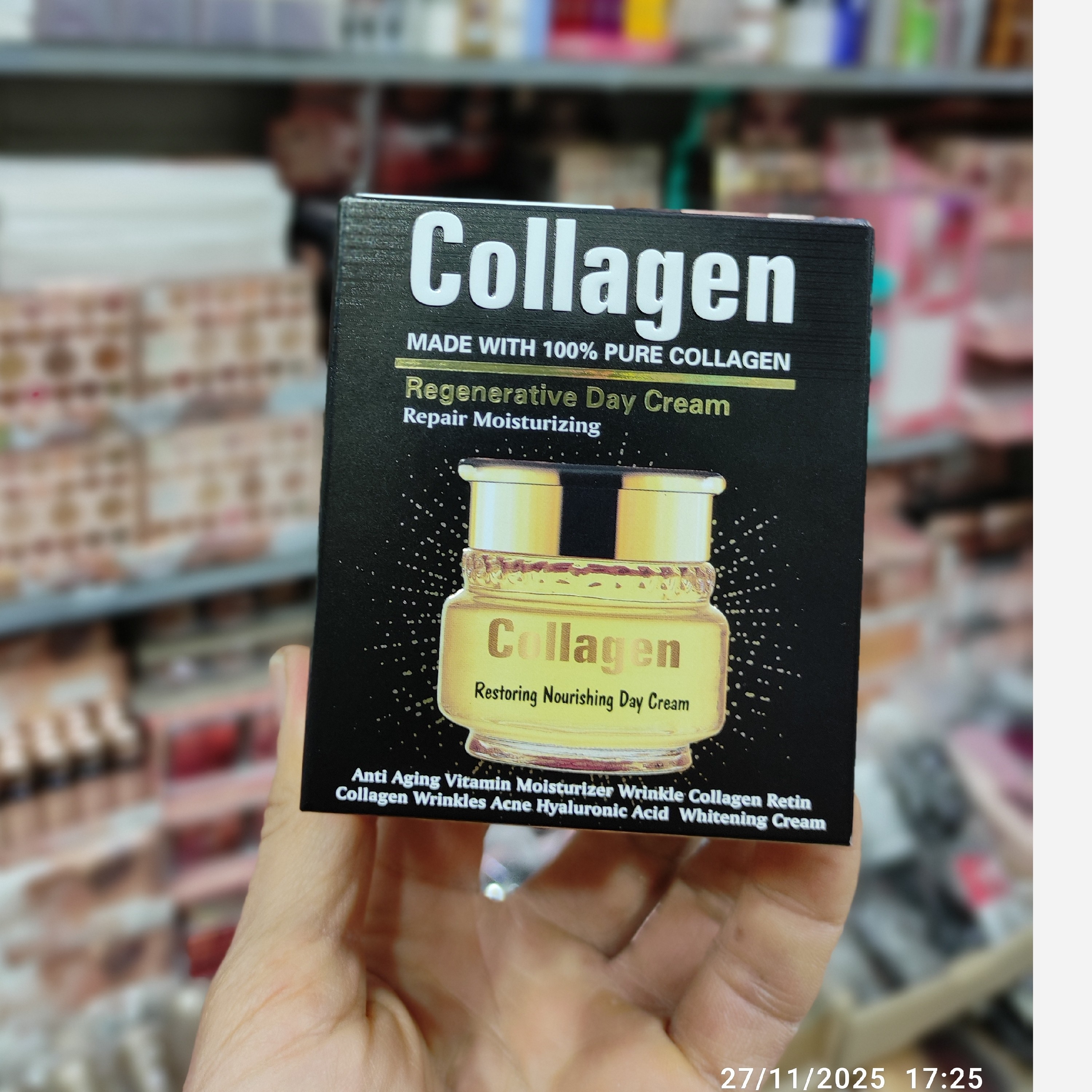 کرم روز ترمیم کننده کلاژن وکالی اصلی با خلوص 100 درصدی