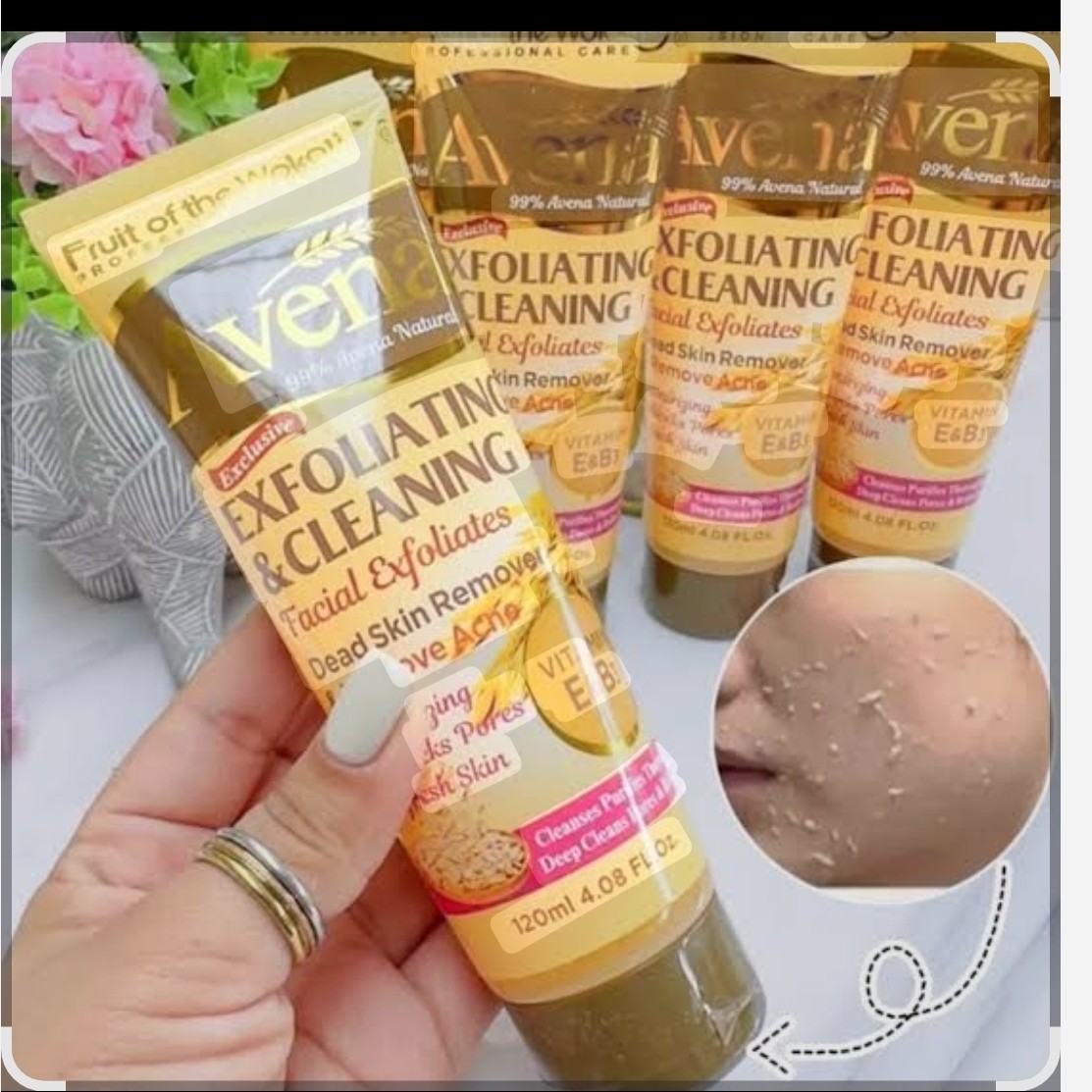 ژل لایه بردار صورت جوانه گندم آونا پرو ویتامیه