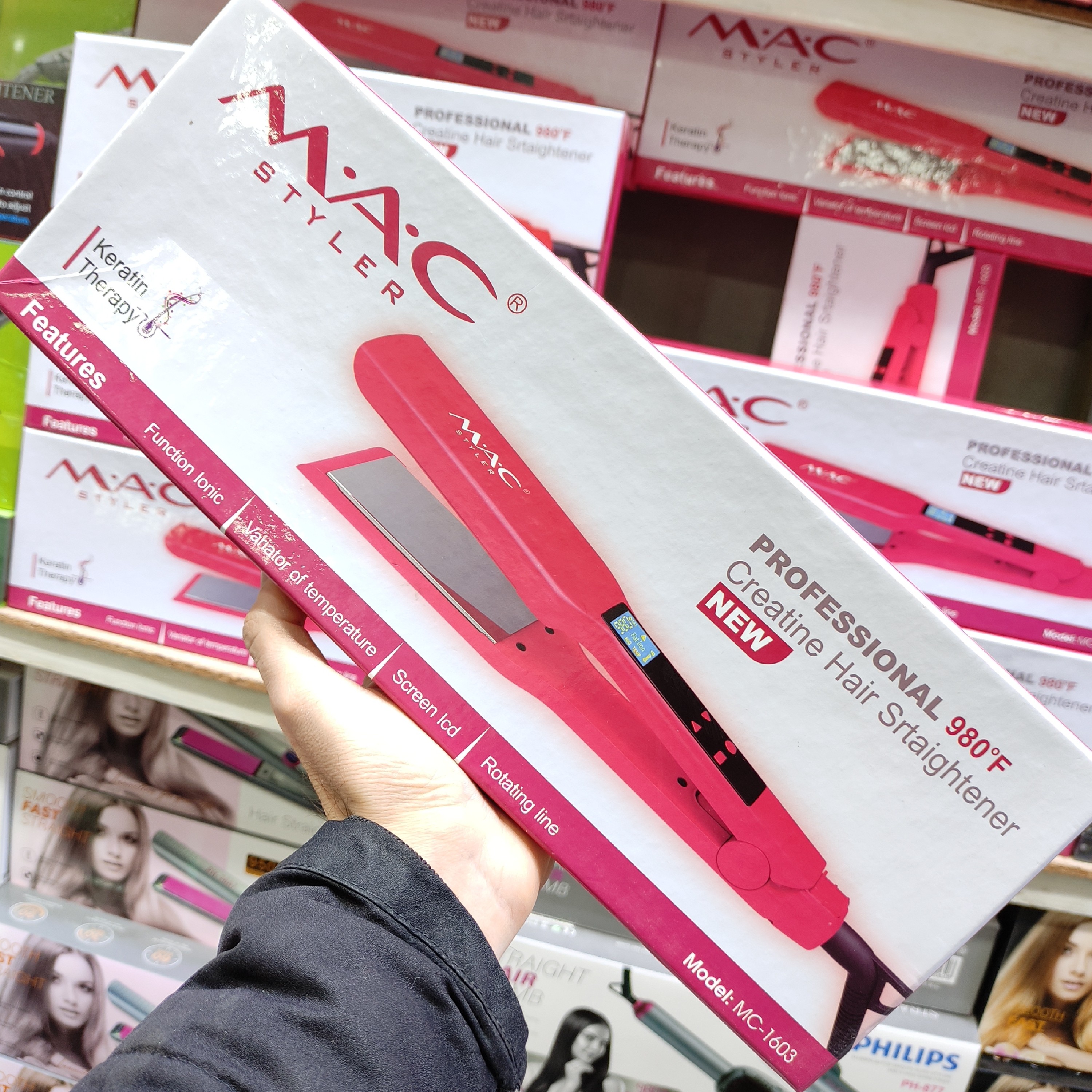 اتو مو مک استایلر مدل MC-1603 کراتین تراپی
