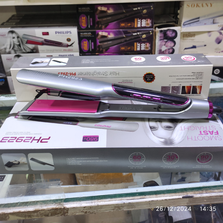اتو مو کراتین فیلیپس مدل PH-2923 لبه پهن 980 درجه فارنهایت