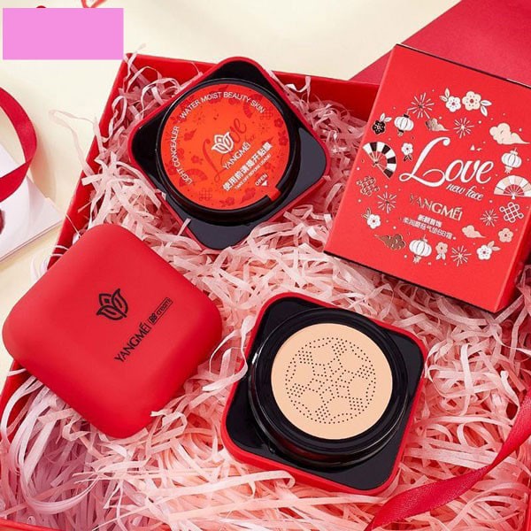 کوشن یانگمی مدل love همراه با پد قارچی رنگ پوست