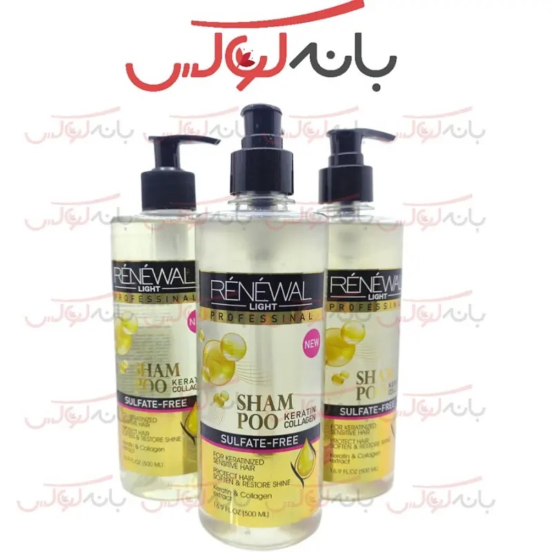 شامپو کراتین بدون سولفات رنوال اسپانیا 500 میل