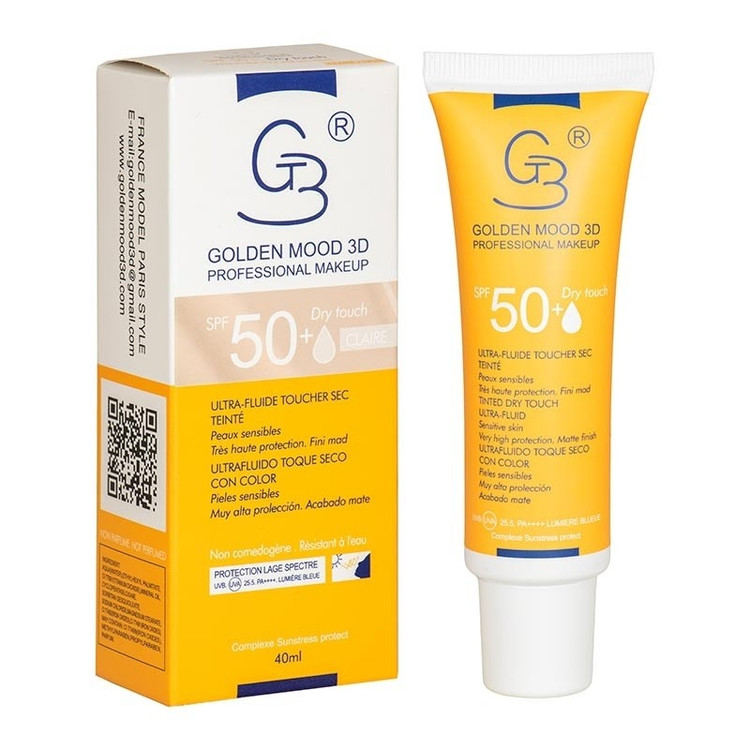 ضد آفتاب بی رنگ SPF 50 گلدن مود فرانسه گیاهی