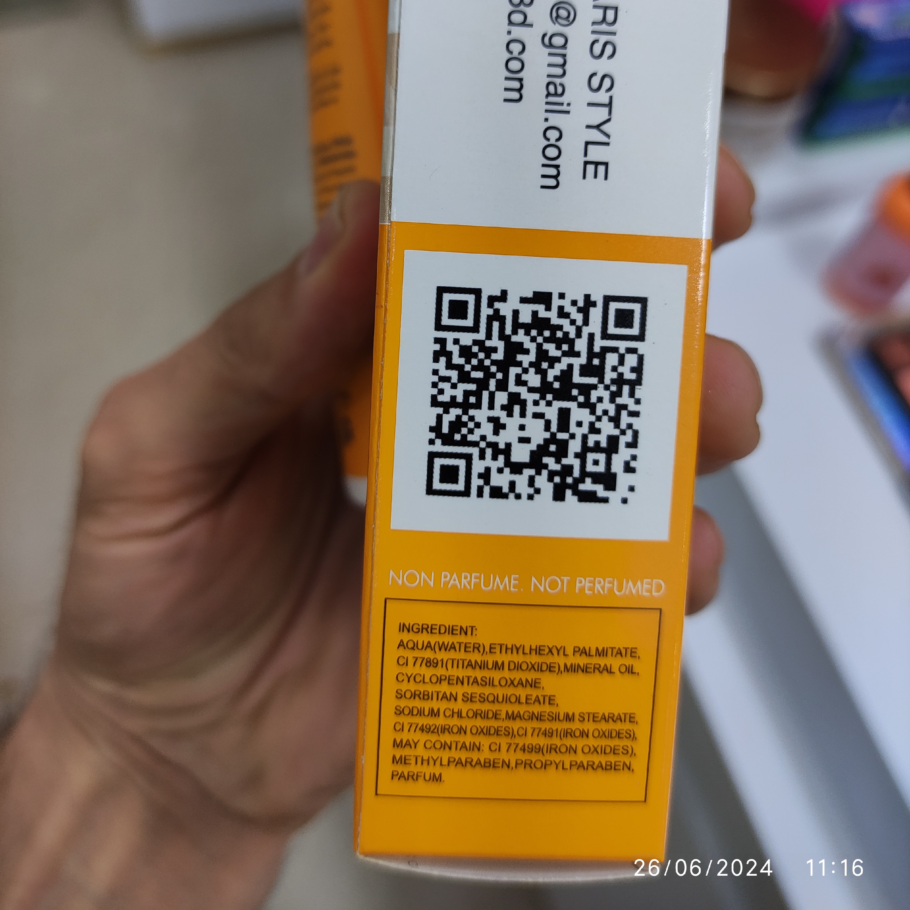 ضد آفتاب بی رنگ SPF 50 گلدن مود فرانسه گیاهی
