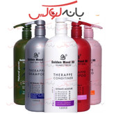 شامپو پنج کاره گلدن مود فرانسه حاوی آرگان و کلاژن و کراتین و پروتئین کاملا بدون امونیاک و سولفات و پارابن با مواد گیاهی