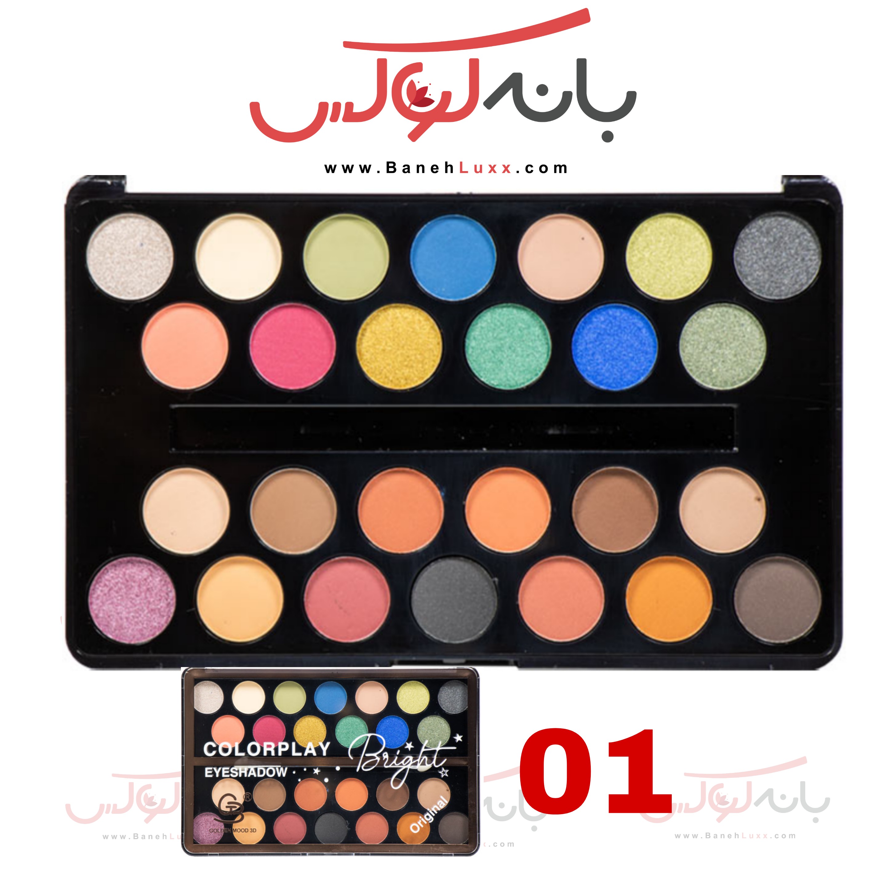 پالت سایه 26 رنگ گلدن مود فرانسه