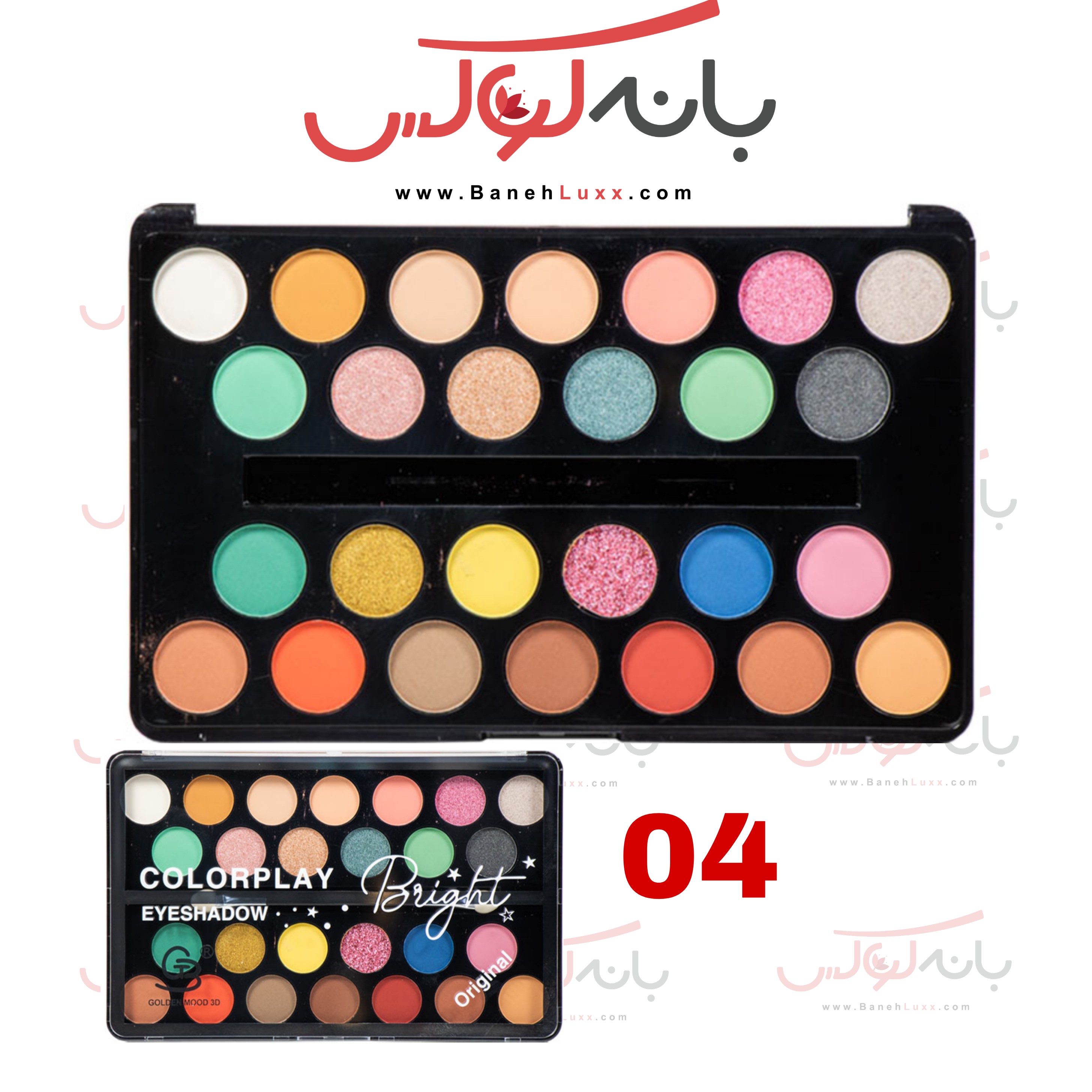 پالت سایه 26 رنگ گلدن مود فرانسه