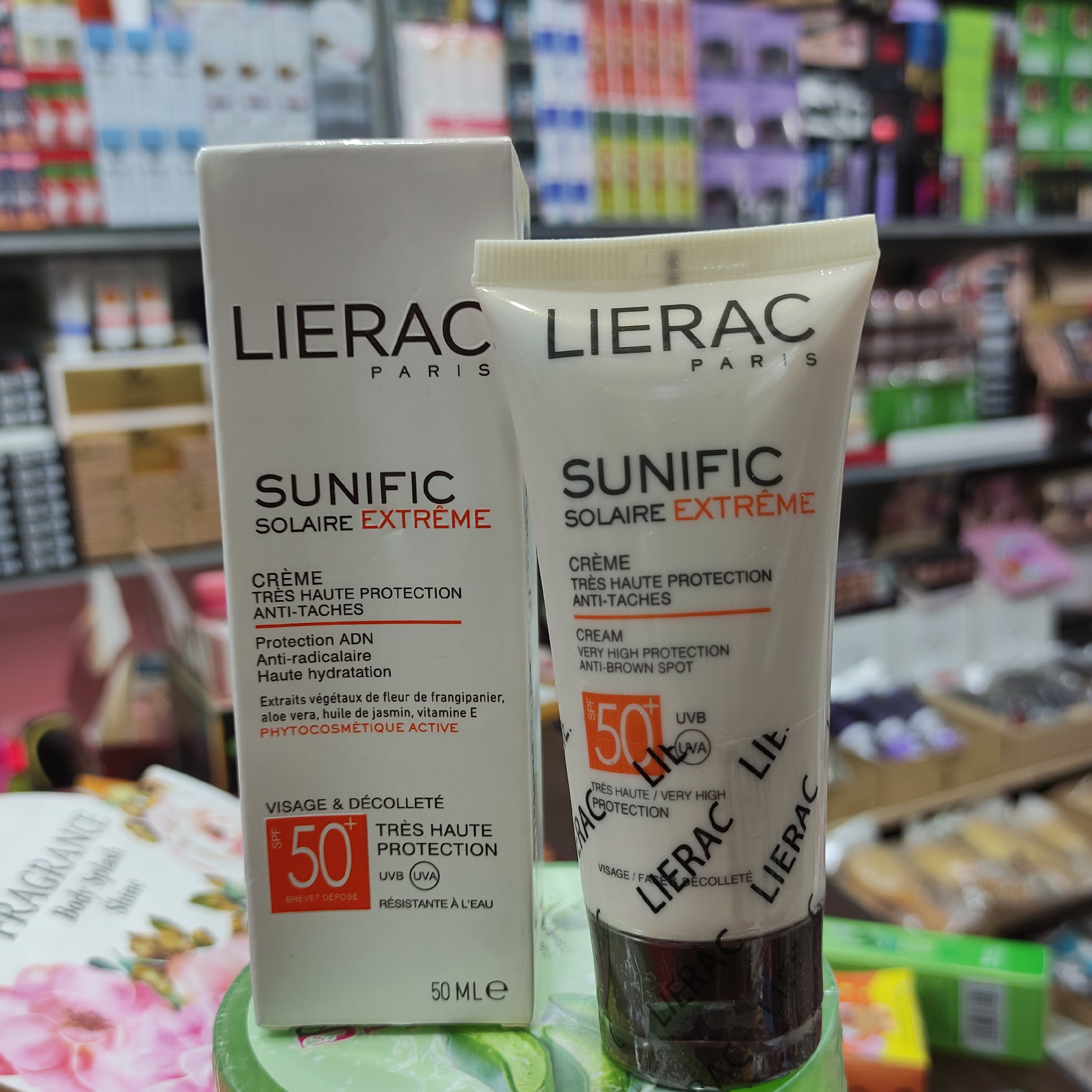 ضد آفتاب لیراک SPF50 کرم پودری اورجینال فرانسه