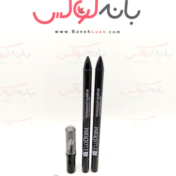 مداد چشم ضد آب گیاهی فلودرم-شمعی کربنی- کاملاگیاهی-ضد آب و 24 ساعته-ضد حساسیت و سوزش-فوق العاده نرم و روان- تراش لیزری