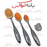 براش قاشقی کرم پودر فلودرم -سایز بزرگ-ضد ریزش-موی سمور-ساخت ایتالیا
