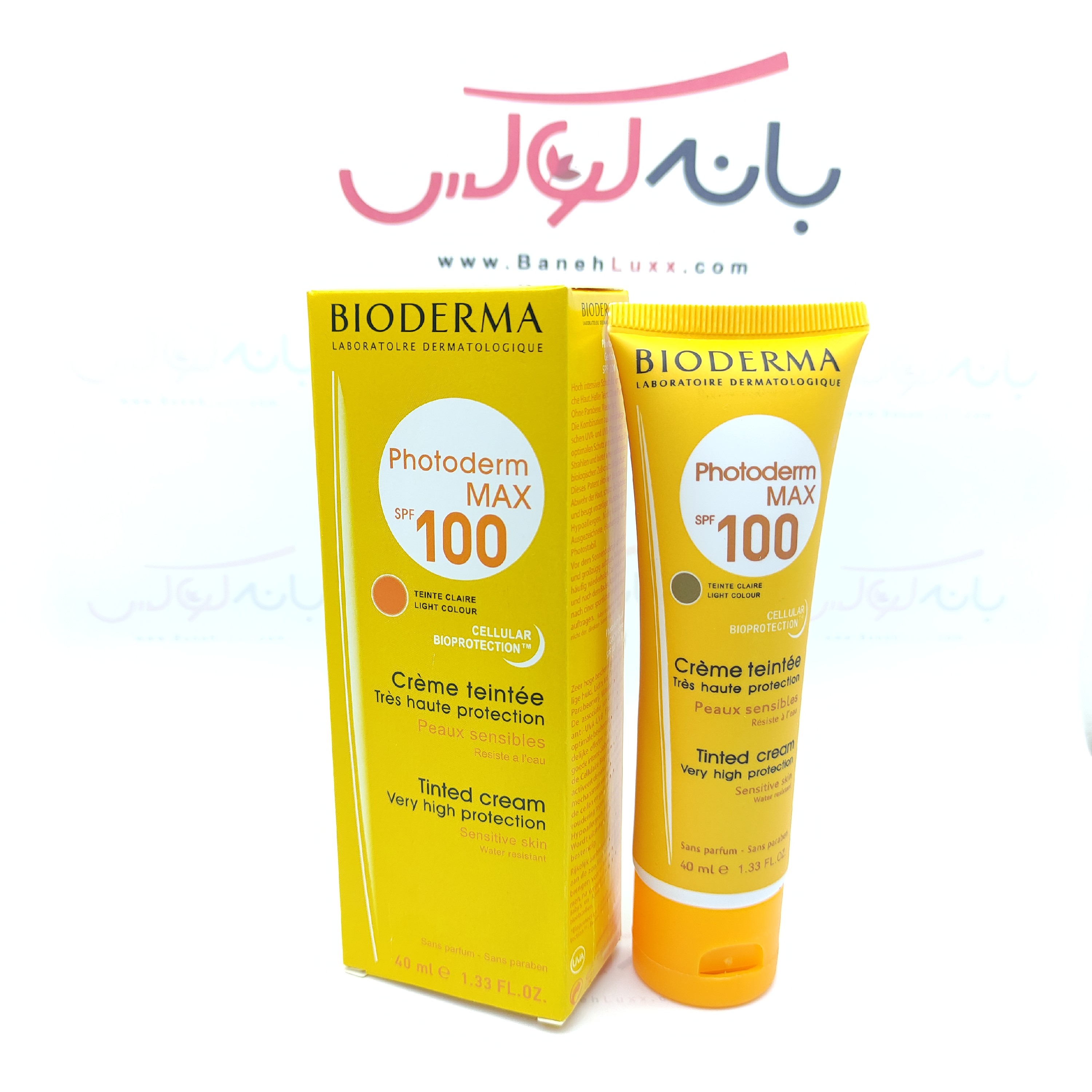 ضد آفتاب کرم پودری بیودرما SPF 100 فاقد چربی