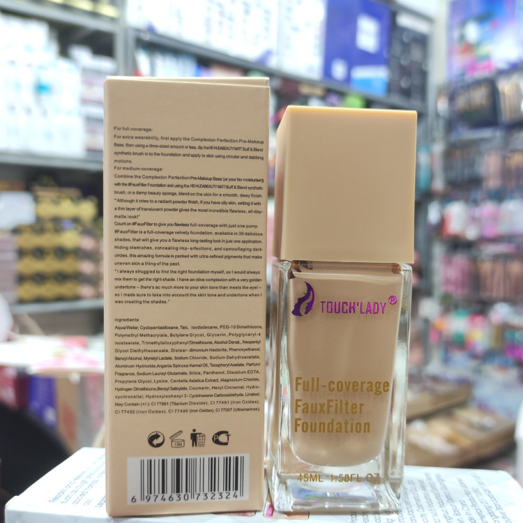 کرم پودر تاچ لیدی مدل faux filter