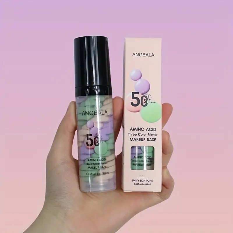 پرایمر رنگی آنجلا حاوی آمینو اسید با SPF 50