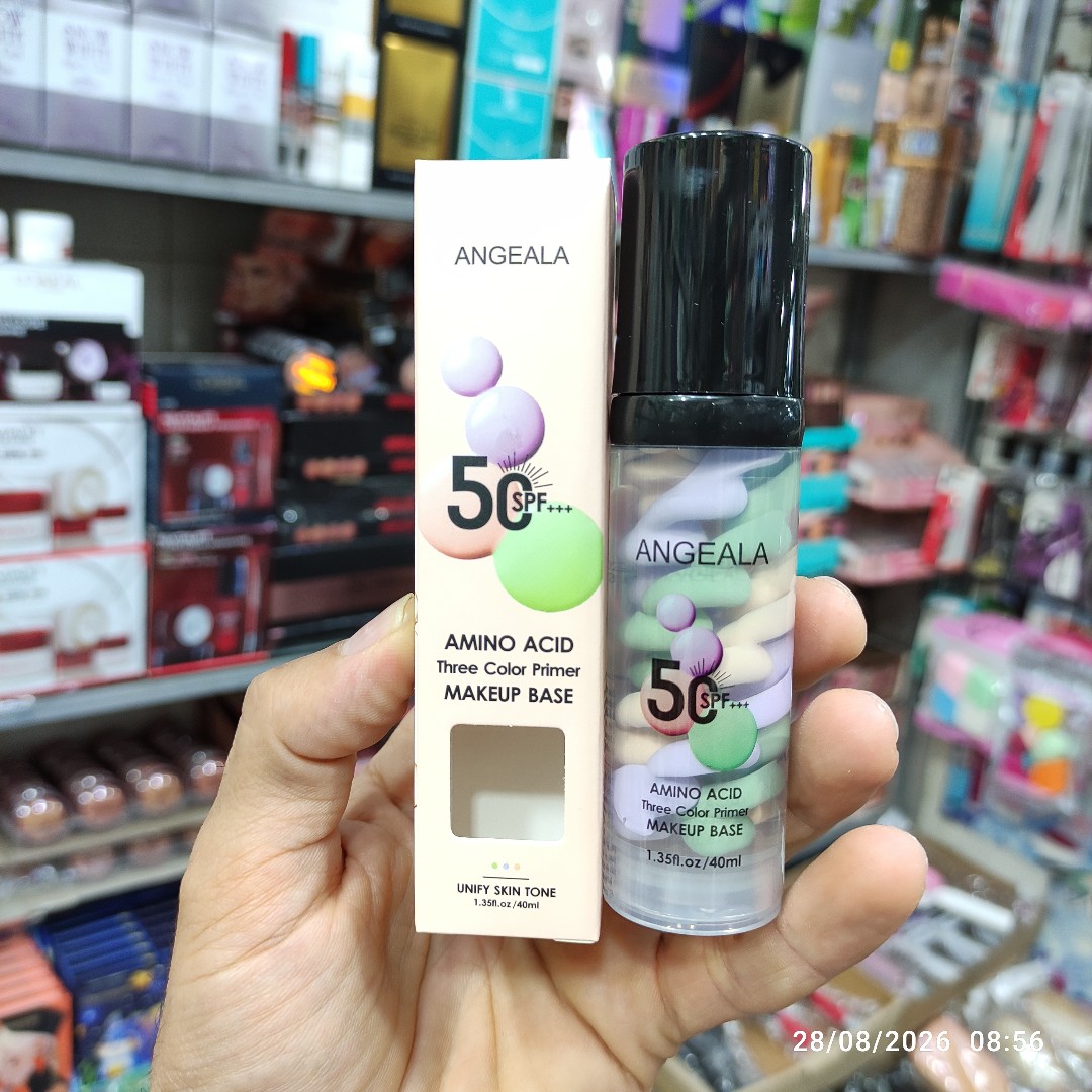 پرایمر رنگی آنجلا حاوی آمینو اسید با SPF 50