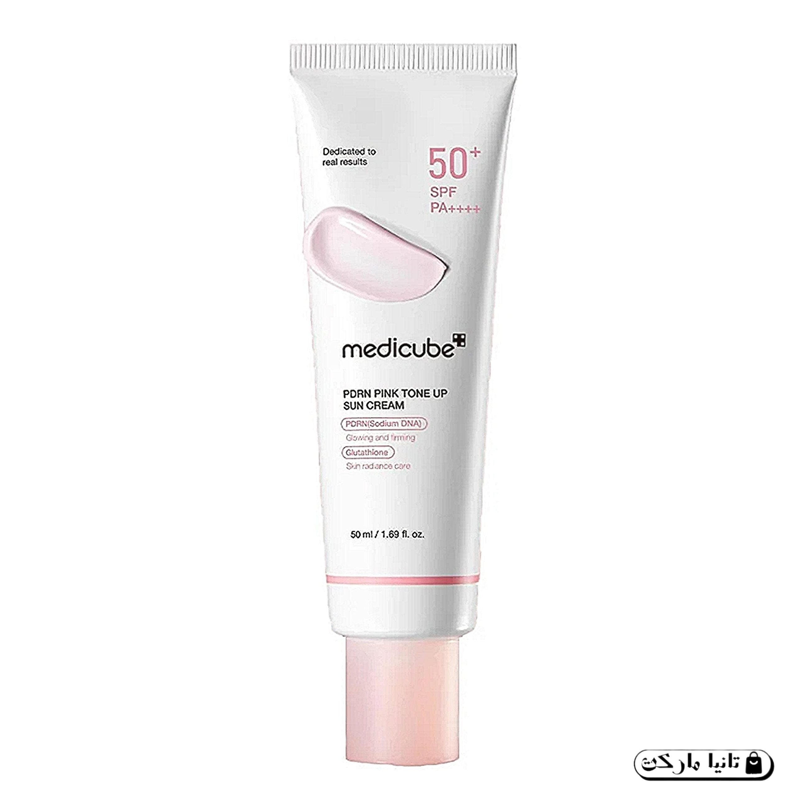 کرم مرطوب کننده هیالورونیک اسید و PDRN مدی کیوب حجم 50 میلی لیتر