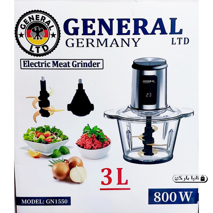 خردکن جنرال مدل GN1550 ظرفیت 3 لیتر