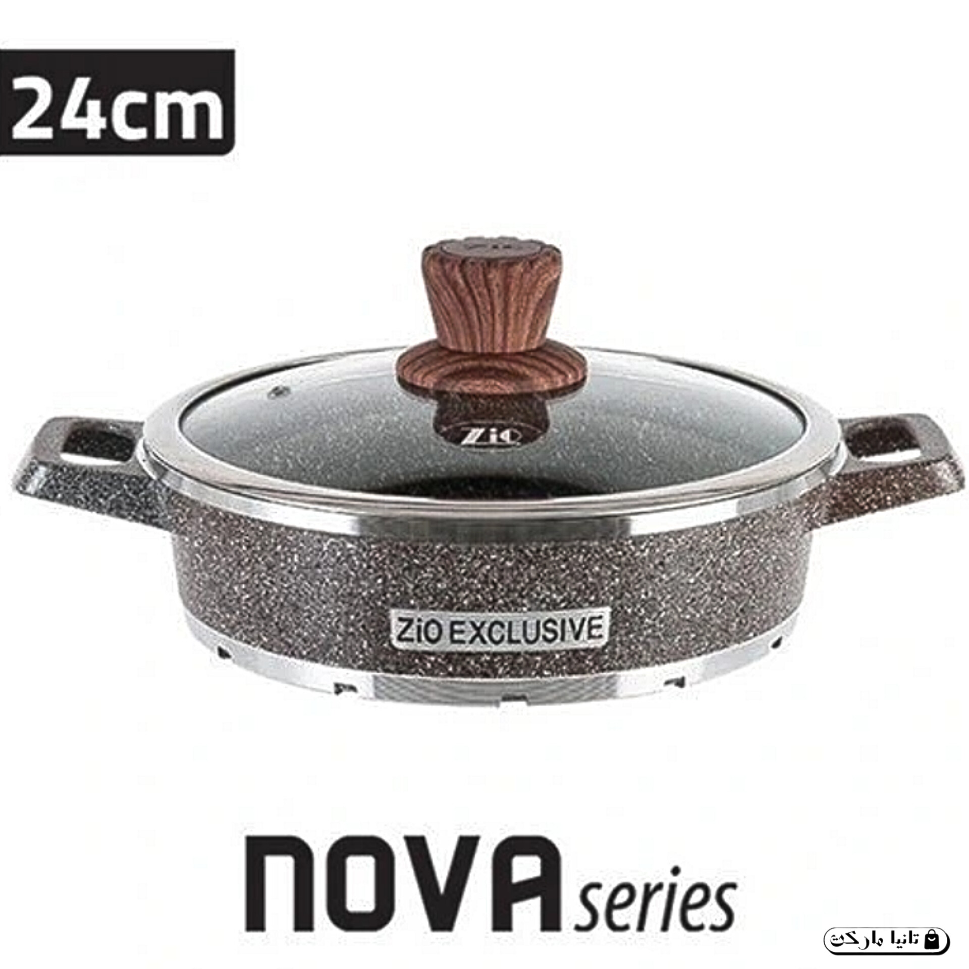 ماهیتابه گرانیتی نوا مدل Z-8402 سایز 24