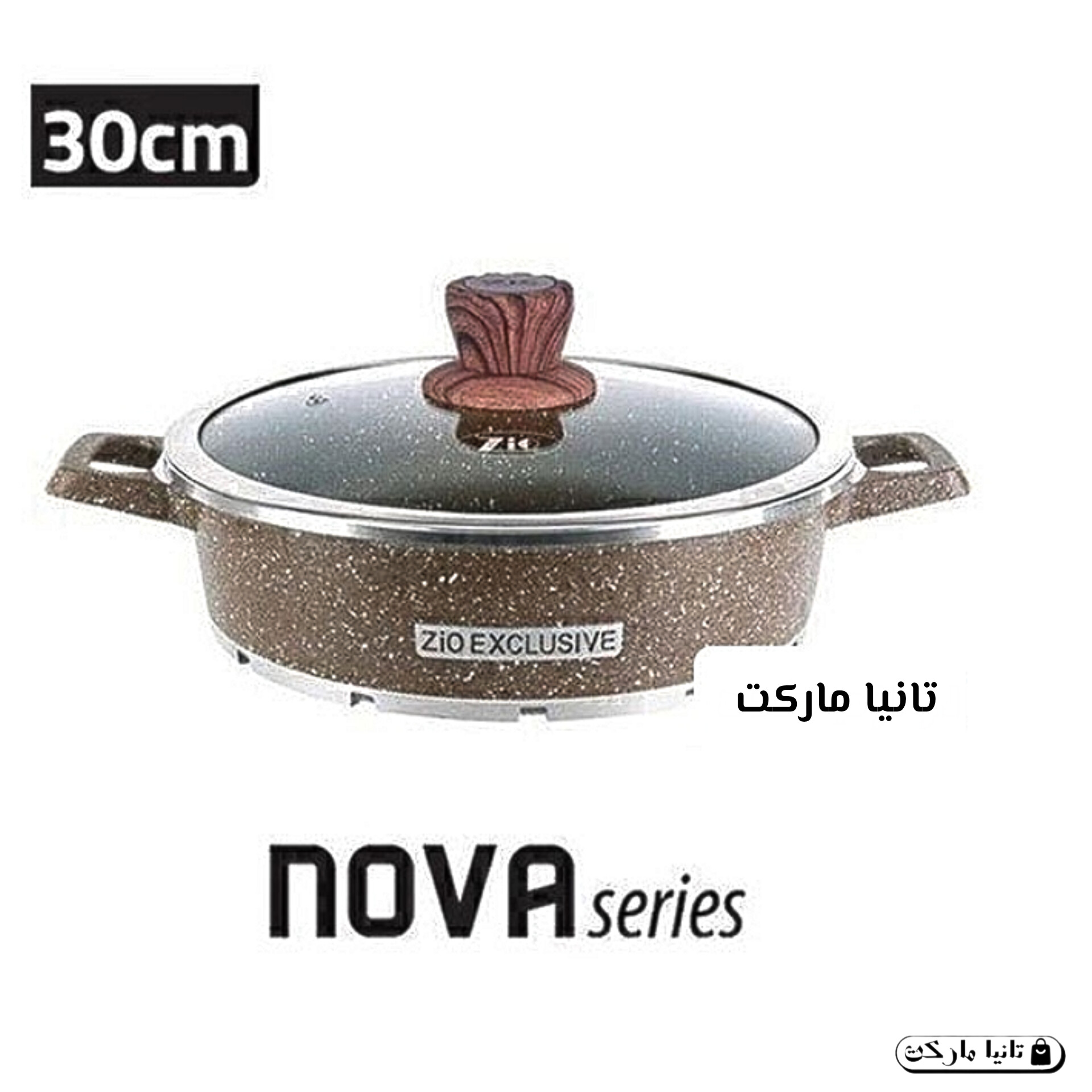 ماهیتابه مارک زیو طرح نوا ZLC-8402 سایز30