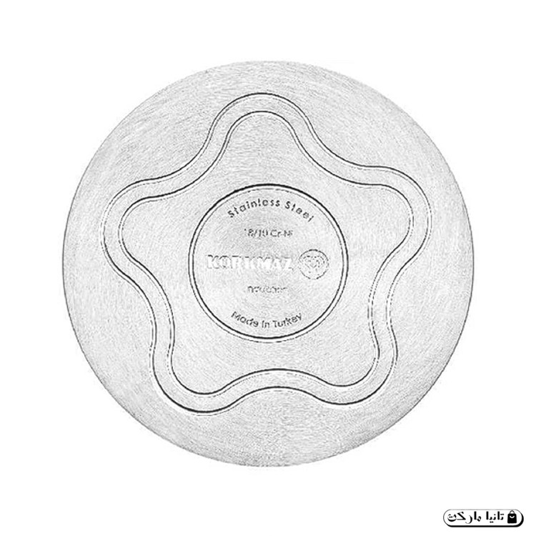 ماهیتابه کرکماز مدل A1024 سایز 26 استیل