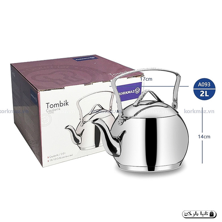 کتری کرکماز مدل Tombik کد 093 گنجایش 2 لیتر
