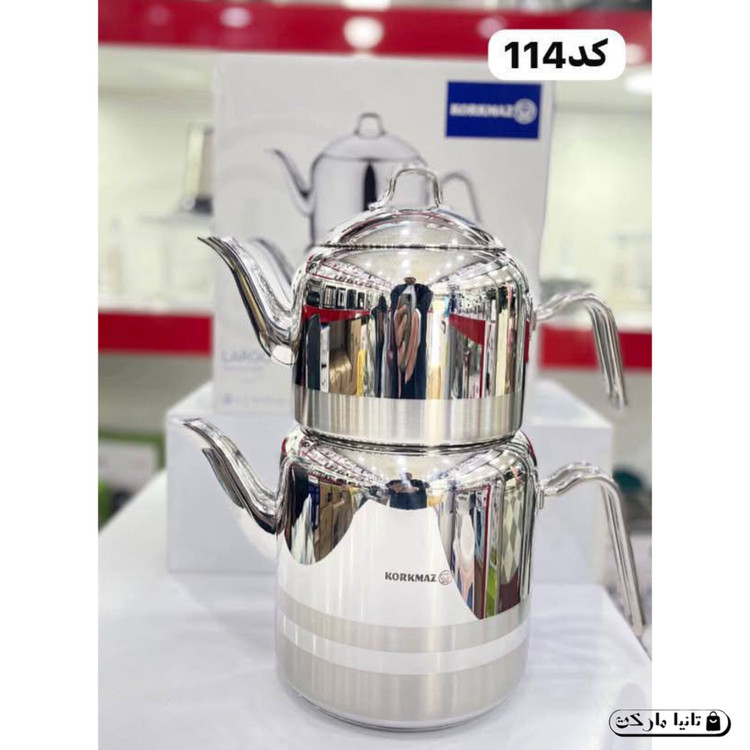 کتری و قوری کرکماز مدل A114 | KORKMAZ A114 استیل ضد زنگ