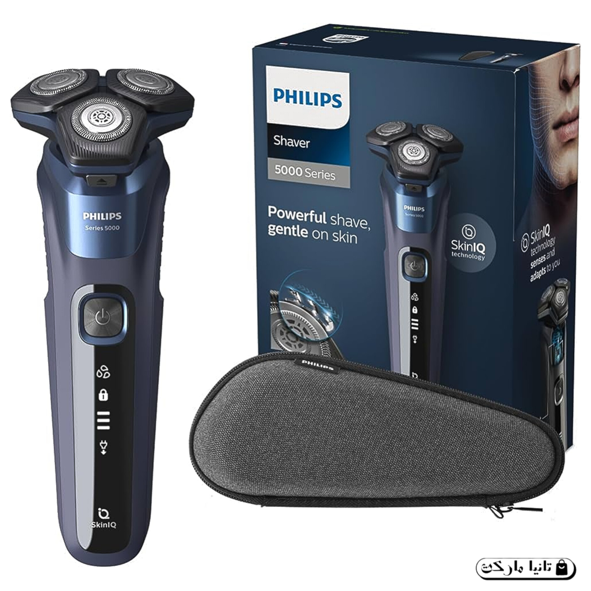 ماشین اصلاح صورت فیلیپس سری 5000 با فناوری SkinIQ