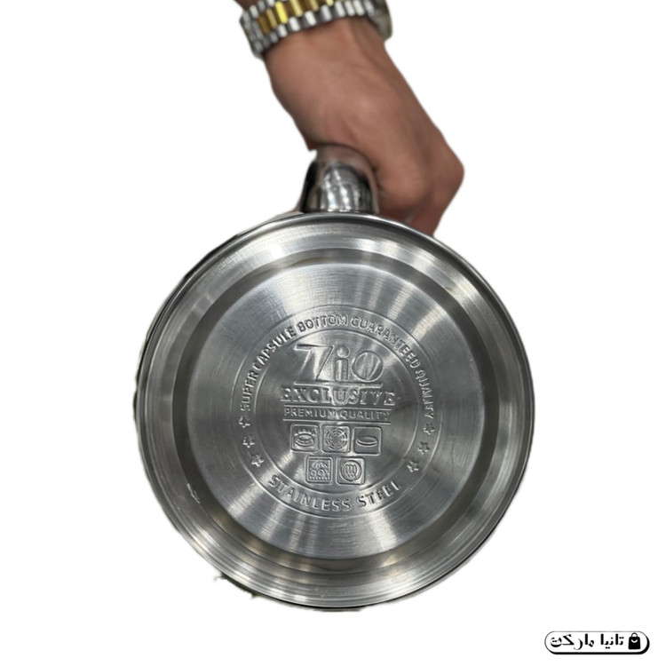 قوری استیل زیو مدل ZTP-1615/L15 ظرفیت 1.5 لیتر
