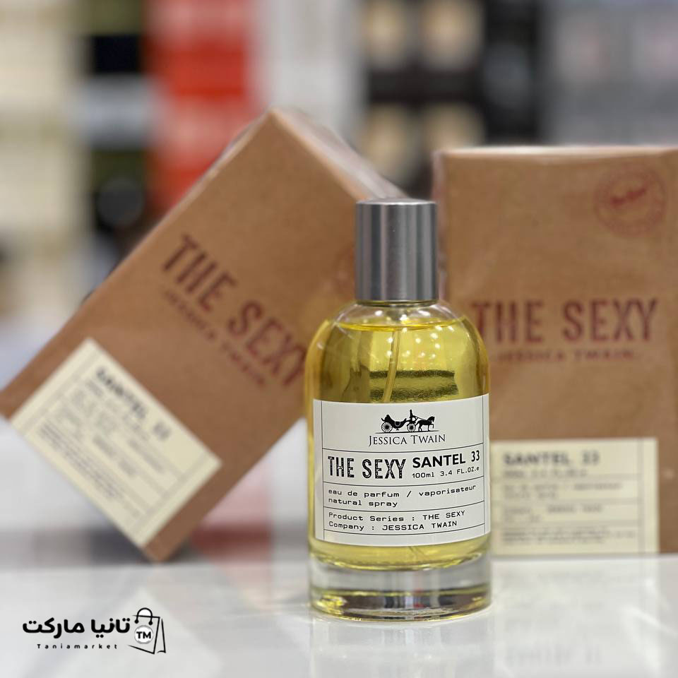 عطر ادوپرفیوم مردانه جسیکا تواین مدل سانتال 33 حجم 100 میلی لیتر