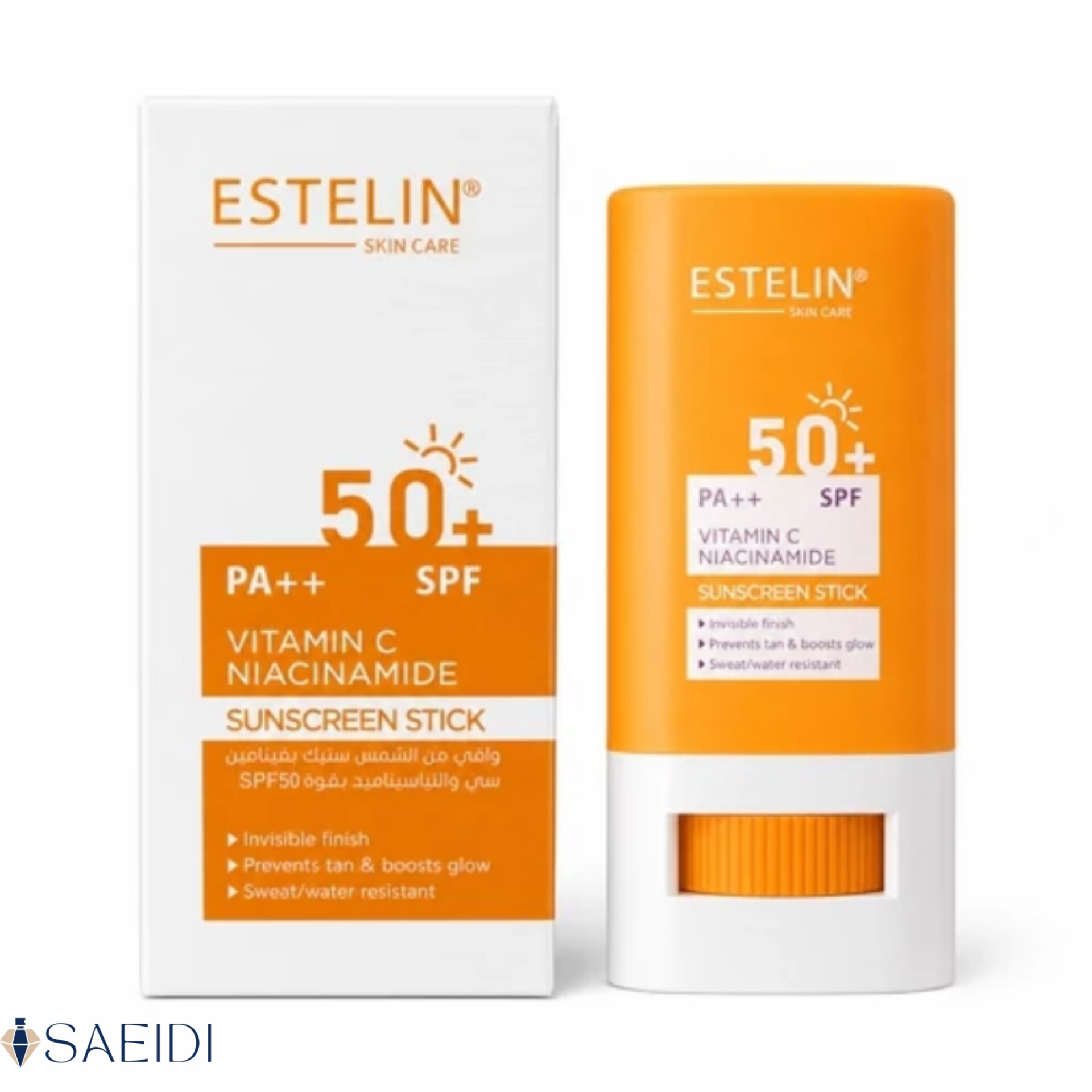 ضد آفتاب استیکی استلین مدل ویتامین C SPF 50 حجم 20 میلیلیتر