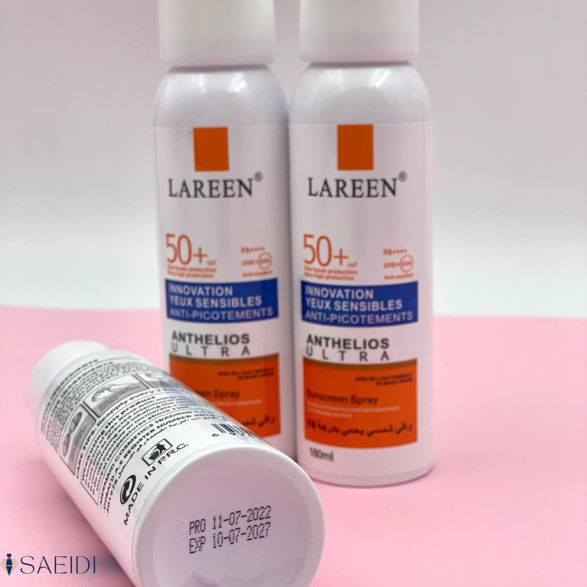اسپری ضدآفتاب SPF 50 لارین LAREEN (180میل)