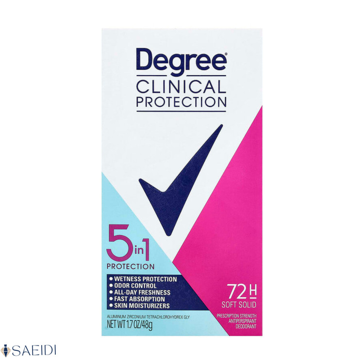 مام کلینیکال دیگری بدون آلومینیوم 48 گرم 5 در 1 degree protection
