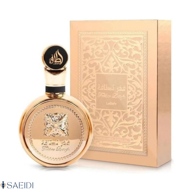 عطر ادوپرفیوم زنانه لطافه مدل فخر گلد حجم 100 میلی لیتر
