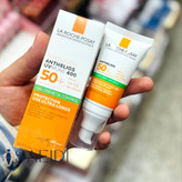 ضد آفتاب پمپی لاروش پوزای مدل +SPF50 مناسب پوست حساس حجم 50 میل
