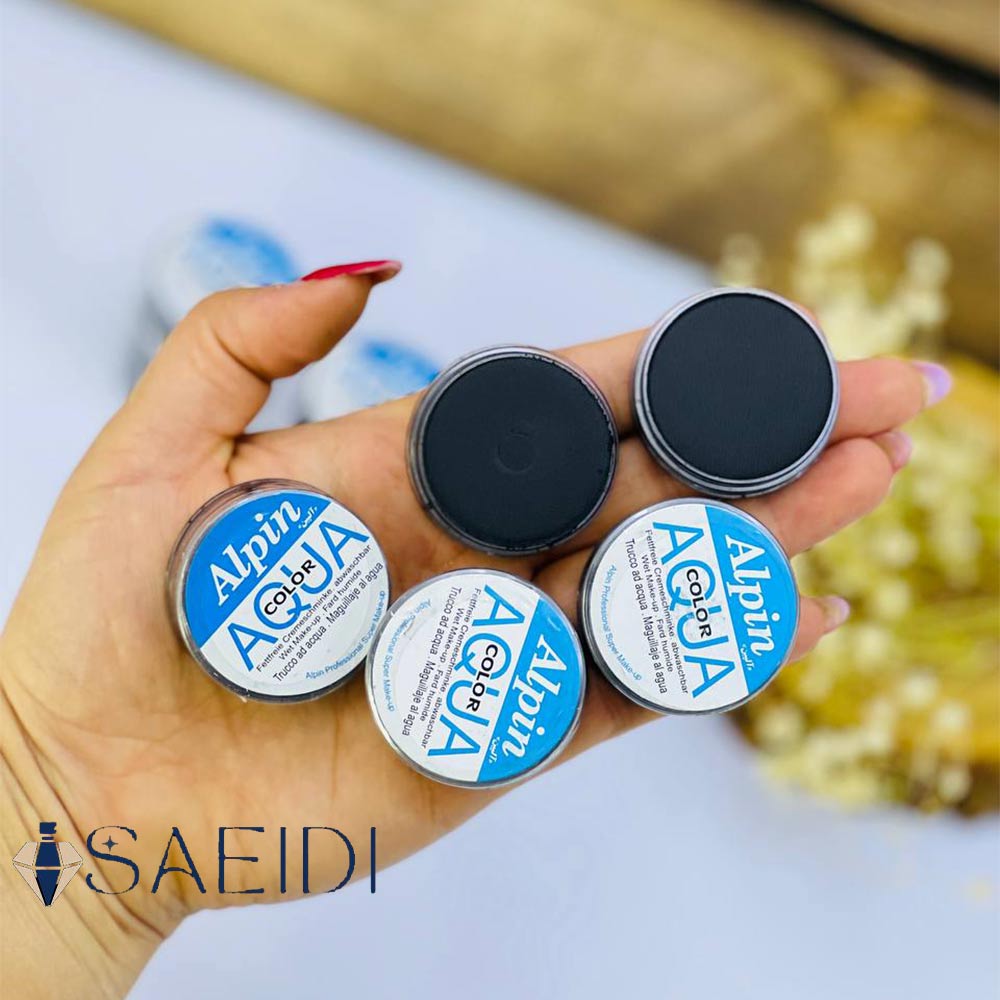 خط چشم و ابرو سنگی اکوا Aqoa رنگ مشکی