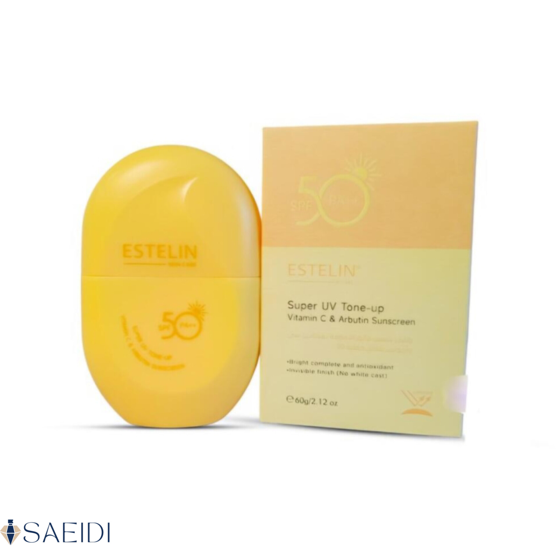 ضدآفتاب روشنکننده استلین ویتامین C و آربوتین SPF50 PA++