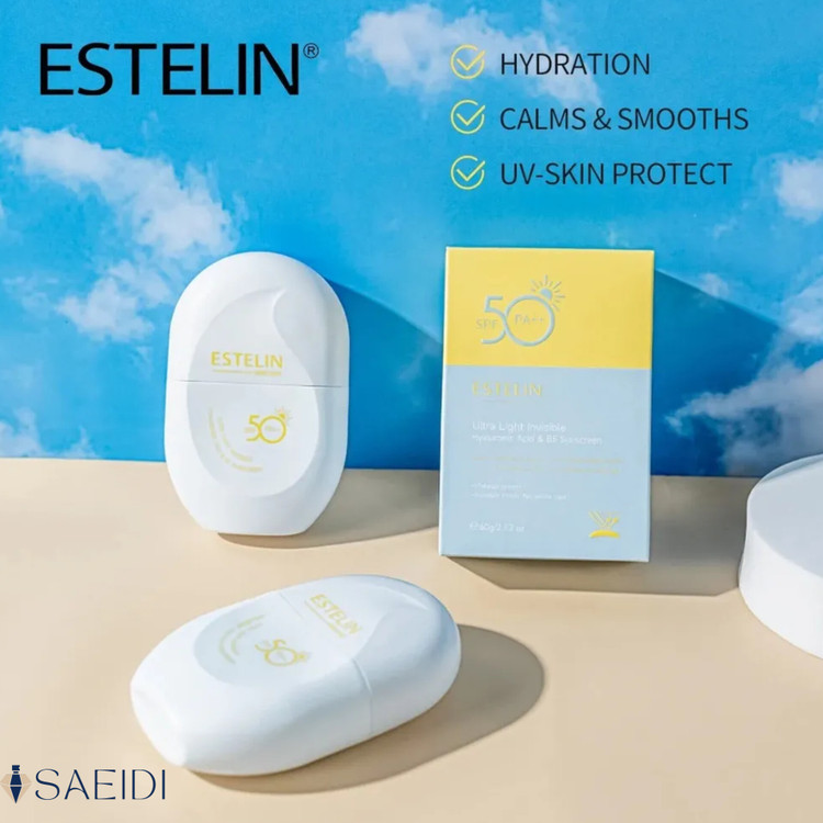ضدآفتاب آبرسان هیالورونیک اسید استلین SPF50 PA++