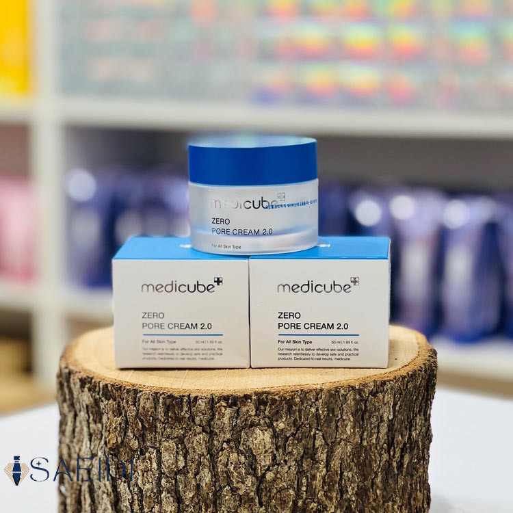 کرم مرطوب کننده و آبرسان مدیکیوب مدل Zero Pore حجم 50 میل