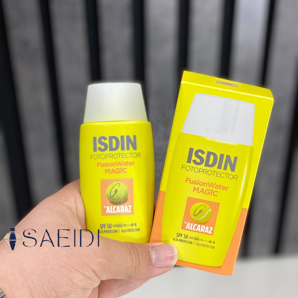 کرم ضد آفتاب فیوژن واتر مجیک از برند آلکاراز با SPF 50