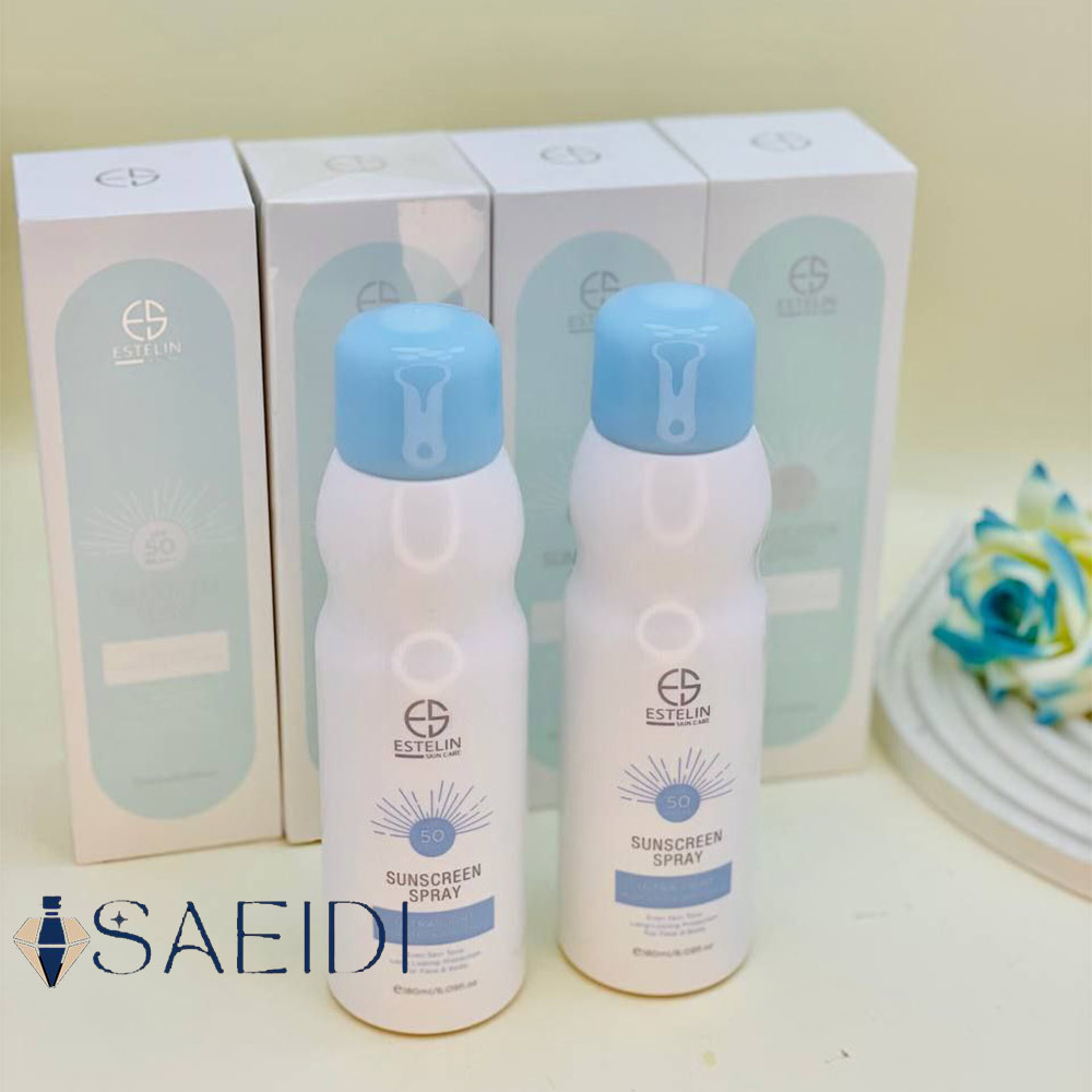 اسپری ضد آفتاب استلین SPF50 حجم 180 میل بی رنگ