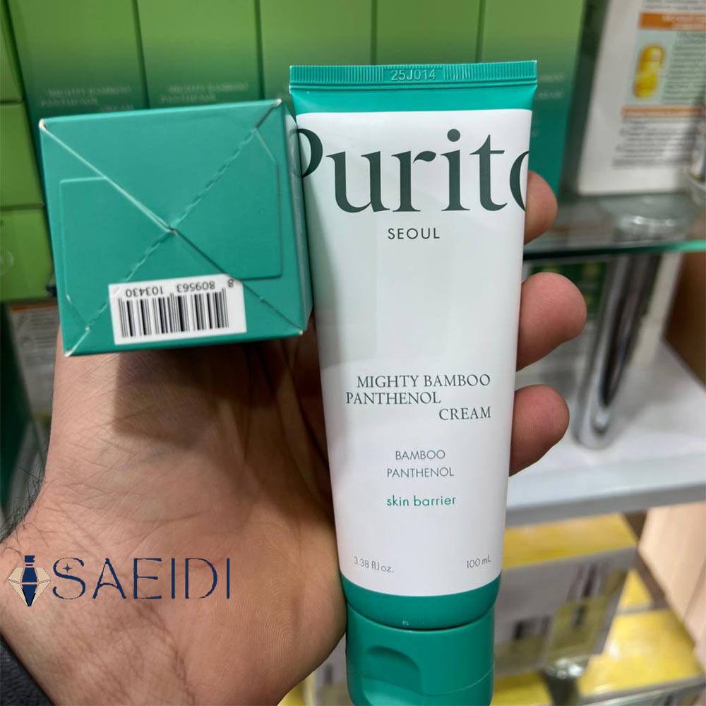 کرم مرطوب کننده و ترمیم کننده پیوریتو مدل Mighty Bamboo Panthenol