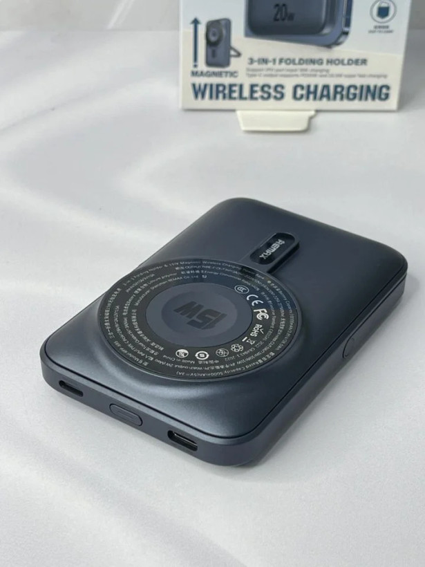 پاور بانک وایرلس ریمکس مدل RPP-695 ظرفیت 10000 میلی آمپر ساعت