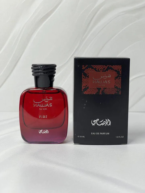 ادکلن رصاصی هوس فایر30میل Rasasi - Hawas Fire