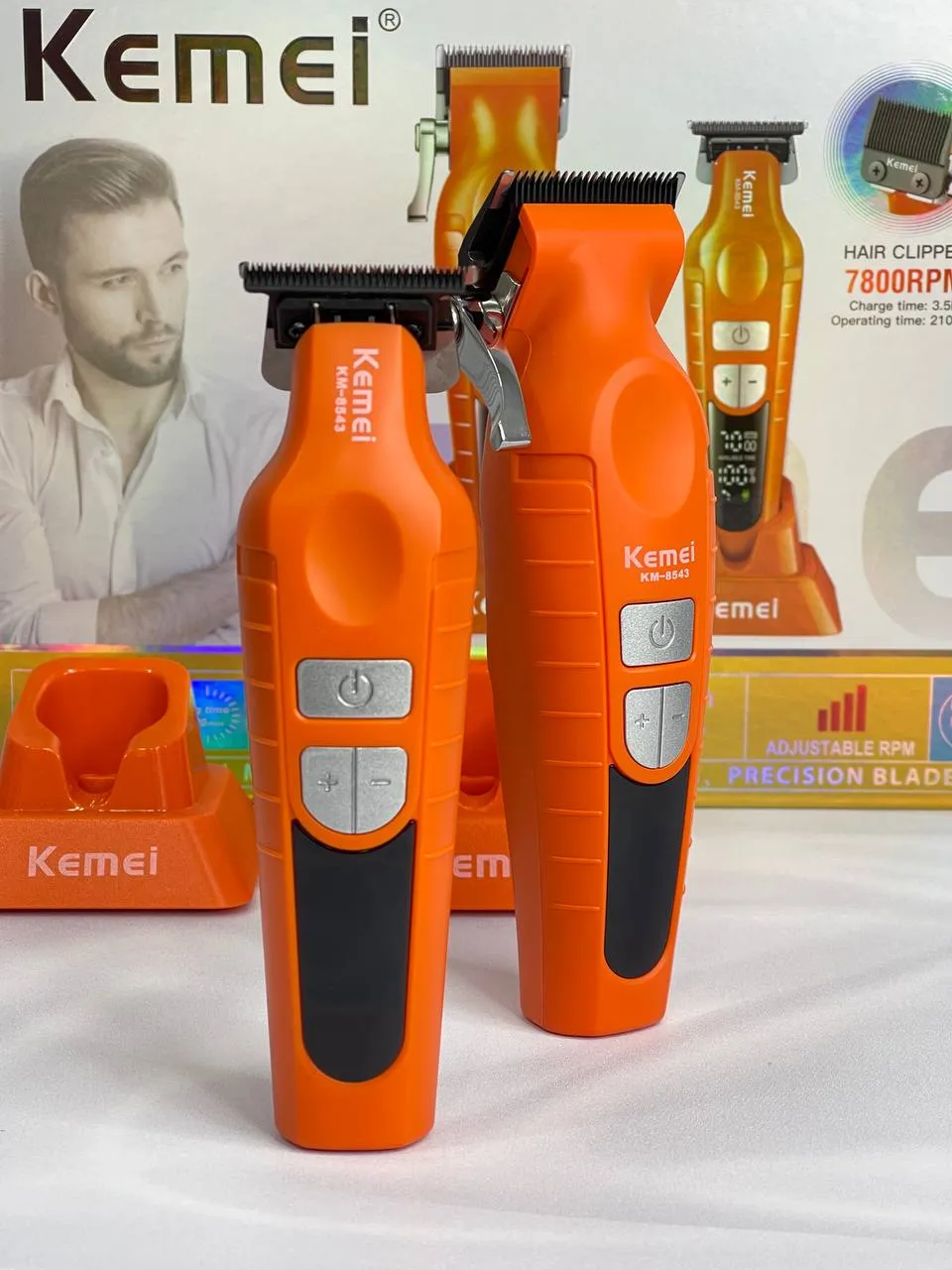 ست ماشین اصلاح موی سر و صورت کیمی مدل Kemei KM-8543