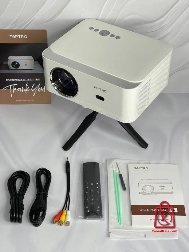 ویدئو پروژکتو TOPTRO مدل X6 کیفیت تصویر Full HD