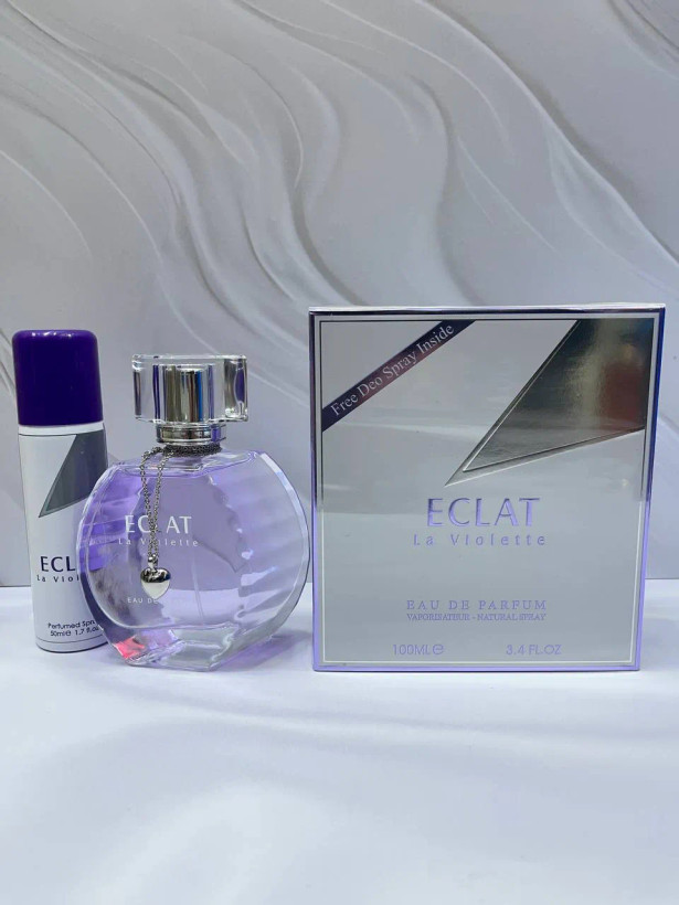 ادکلن زنانه لانوین اکلت فراگرنس ورد Fragrance World eclat la violette
