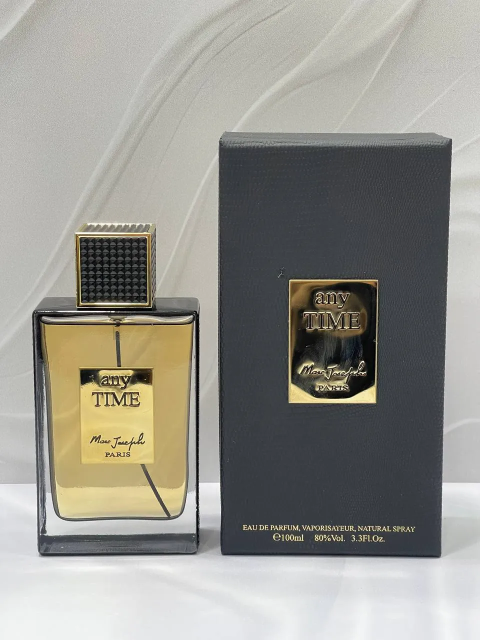 ادکلن اِنی تایم مارک جوزف طلایی Marc Joseph any time perfume