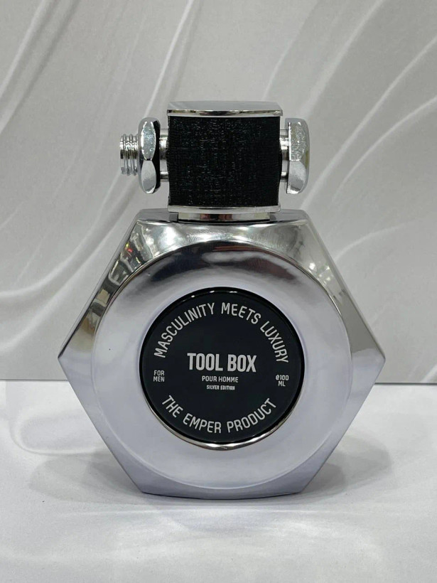ادکلن مردانه تولباکس نقره ای امپرEMPER TOOLBOX SILVER