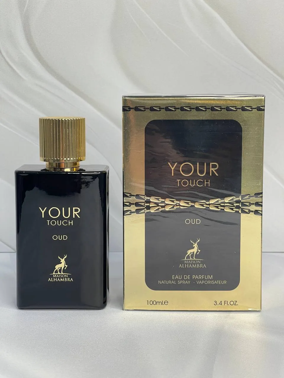 ادکلن الحمبرا میسون تاچ عود مشابه جورجیو آرمانی استرانگر ویت یو عودalhambra maison your touch oudاصل