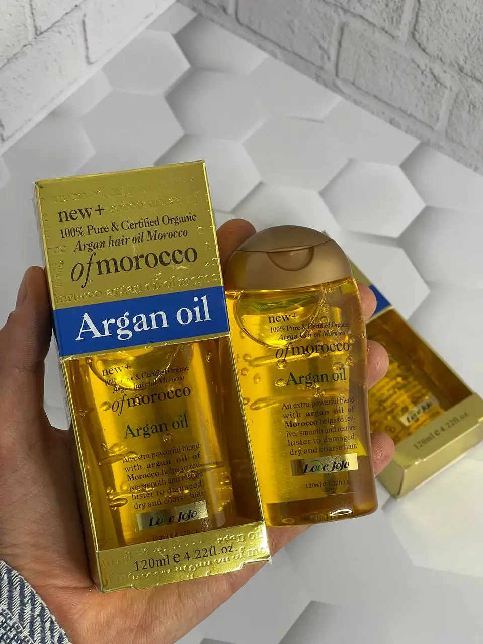 روغن آرگان مو مدل لاو جوجو